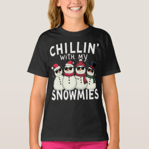 Camiseta Com As Minhas Neves Engraçadas Feliz Natal
