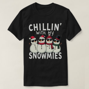Camiseta Com As Minhas Neves Engraçadas Feliz Natal