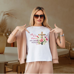 Camiseta Com as suas feridas fomos sarados