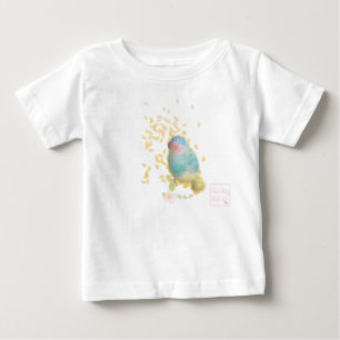 Camiseta com babados para meninas bebês da babyLai