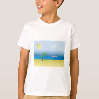 Camiseta com baleia de desenho animado