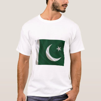 Camiseta com bandeira paquistanesa