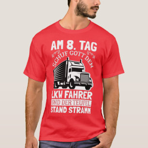 Camiseta com base no tema dos motoristas de caminhões é um
