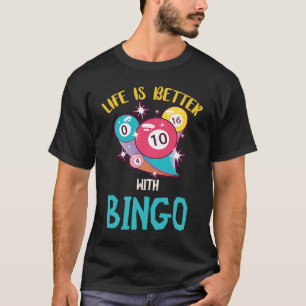 Camiseta Com Bingo Gambling Jogo do Bingo Sortudo