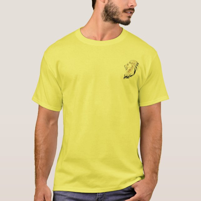 camiseta com cabeça de leão (Frente)