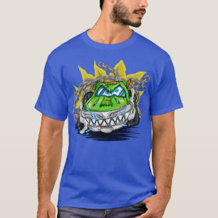 Camiseta com Cadeias e Olhos mau