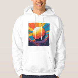 Camiseta com Capuz Celestial Sunset Masculina