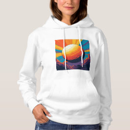 Camiseta com Capuz Feminina Celestial Sunset