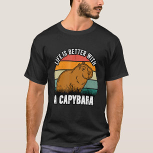 Camiseta Com Capybara Capybara