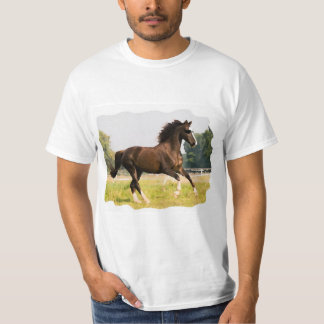 Camiseta Com Cavalo Usando Óculos De Sol