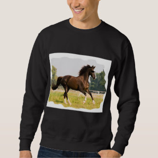 Camiseta com cavalo usando óculos de sol