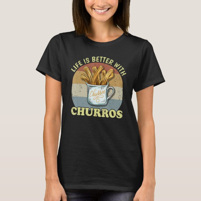 Camiseta com Churros Churro Say (Frente)