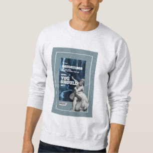 Camiseta com Citação Autêntica 'Lembre Quem Você E
