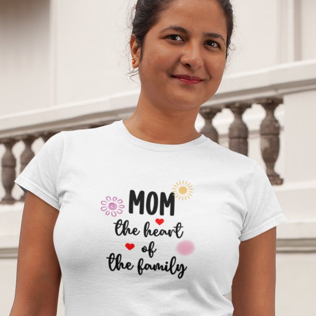 Camiseta com citação da Mamãe (Criador carregado)
