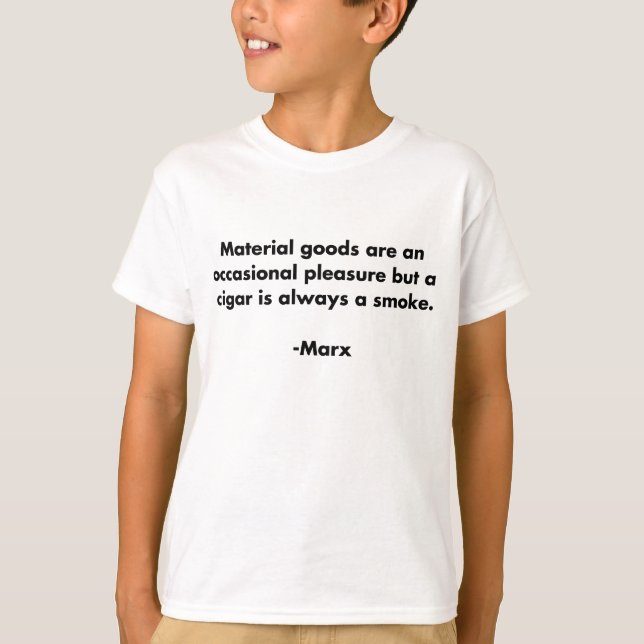 Camiseta com Citação Divertida sobre Marxismo e Be (Frente)