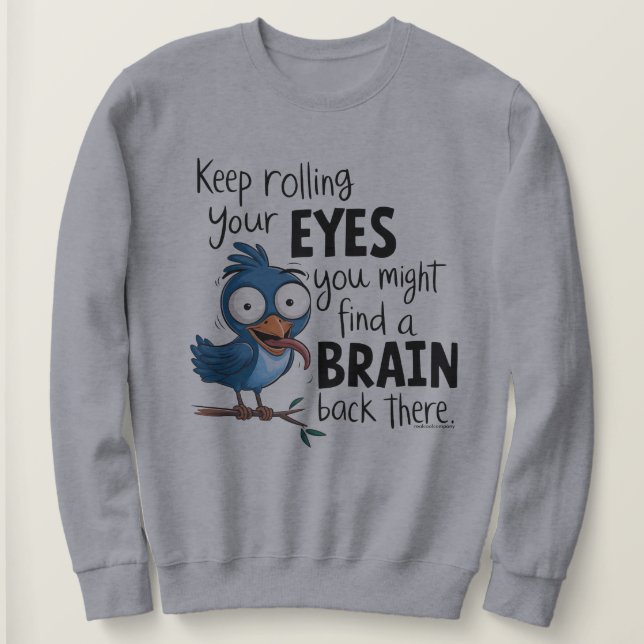 Camiseta com Citação Sarcástica de Humor Seco (Frente do Design)