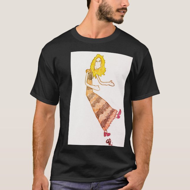 Camiseta com dançarina (Frente)