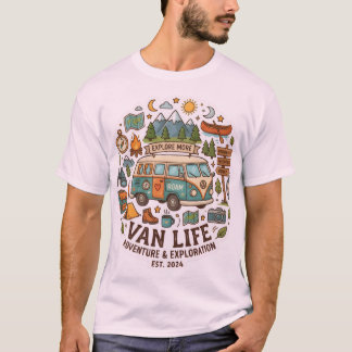 Camiseta com Desenho de Adesivo do Explorador Defi