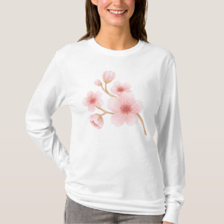 Camiseta Com Desenho De Flor Bonita E Floral