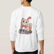 Camiseta com Desenho de Gato Engraçado | Presente 