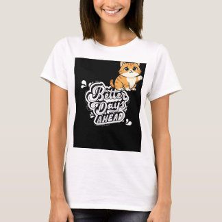 Camiseta com design de amantes de gatos fofos