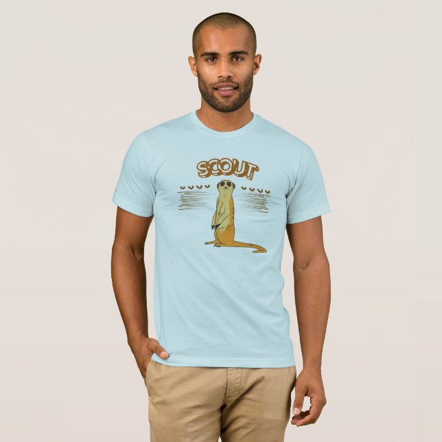 Camiseta com Design de Animal Único (Frente Completa)