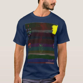 Camiseta com design de arte impressionista