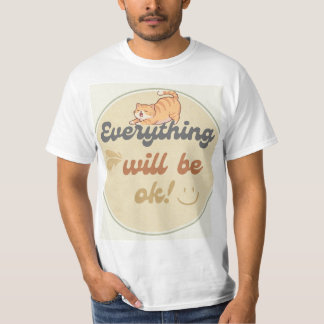 Camiseta com design de gato fofo