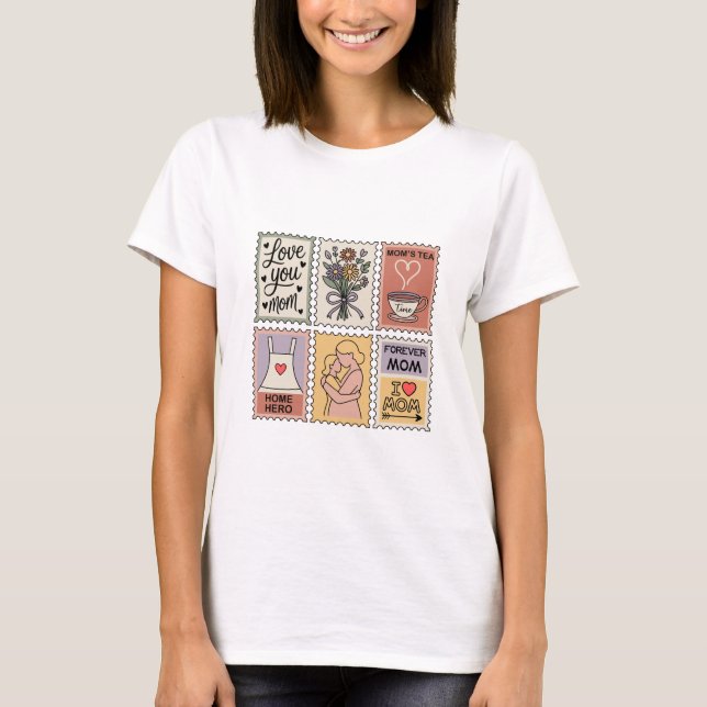 Camiseta com design de hero mama para casa (Frente)