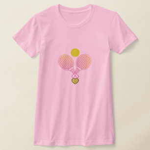 Camiseta com Design de Raquete "Tennis Vibes" – Si