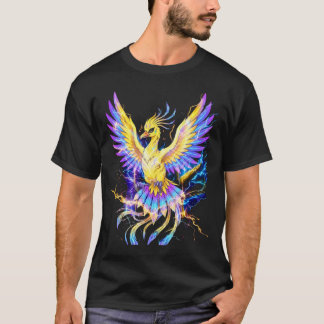 Camiseta com Design Lendário de Fenix Relâmpago
