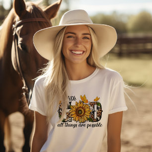 Camiseta Com Deus todas as coisas são Possíveis