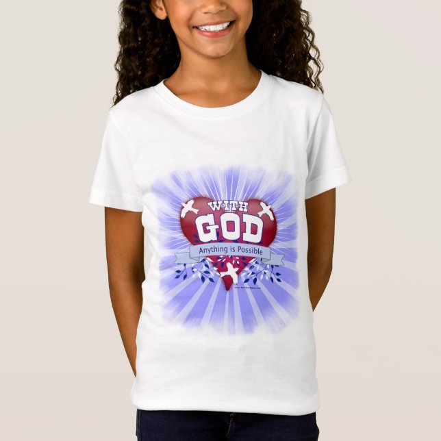 Camiseta Com Deus Tudo é Possível (Frente)