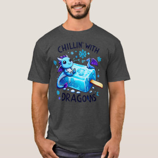 Camiseta com dragões dragões ICE Condecorações de aniversár