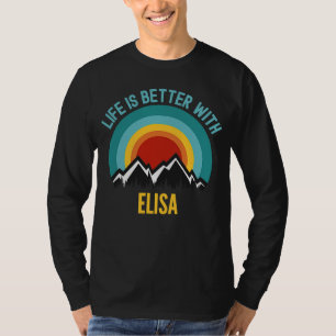 Camiseta Com Elisa Namorando Elisa