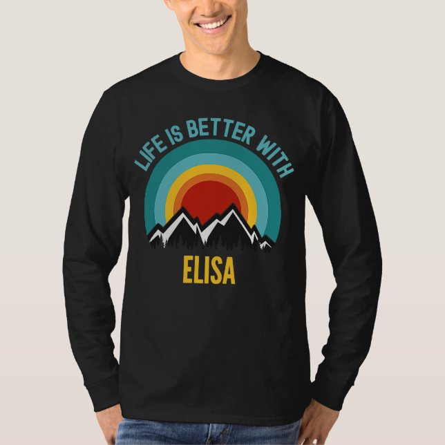 Camiseta Com Elisa Namorando Elisa (Frente)