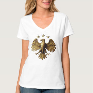 Camiseta com Emblema de Águia da Identidade Modern
