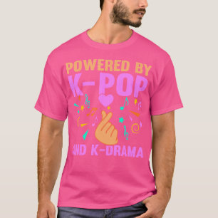 Camiseta Com Energia De K-Pop E K-Drama Eu K-Pop