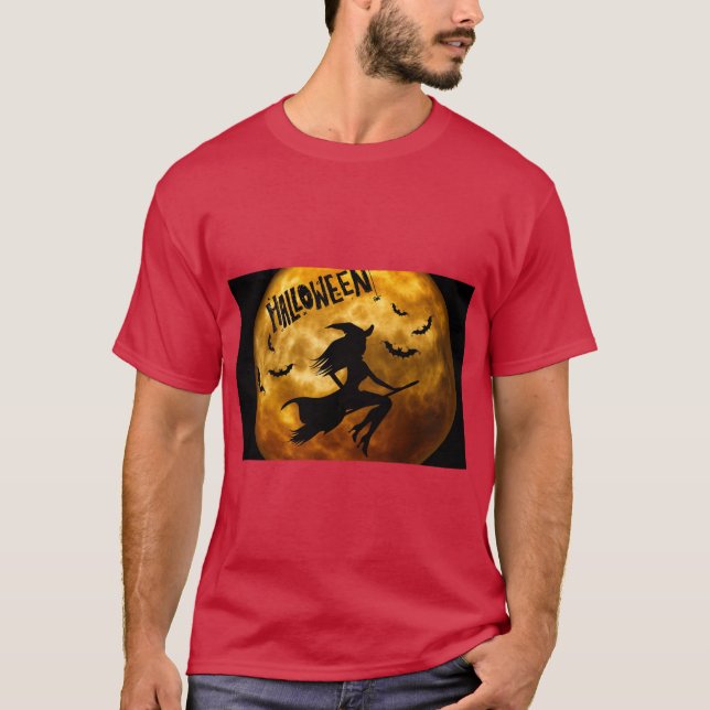 Camiseta com Estampa Assustadora de “Halloween” pa (Frente)