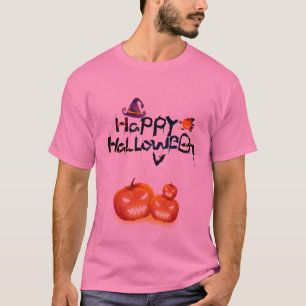 Camiseta com Estampa de “Abóbora” Fofa para Amante
