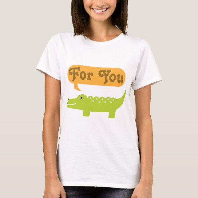 Camiseta Com fome bonito do casal para você (Frente)