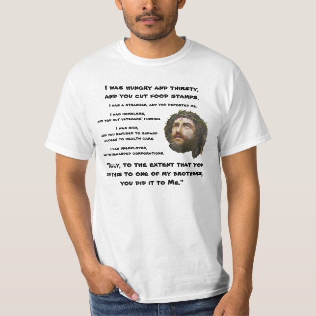 Camiseta Com Fome E Sede (Frente)