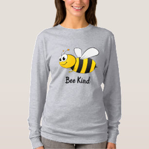 Camiseta com Fundo de Abelha Ilustrada