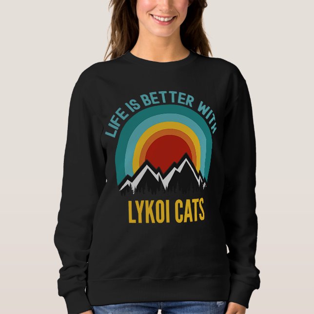 Camiseta Com gatos Lykoi (Frente)