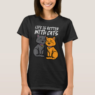 Camiseta Com gatos mulheres bonitas meninas crianças de cri