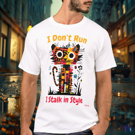 Camiseta com Gráfico Vibrante de Tigre