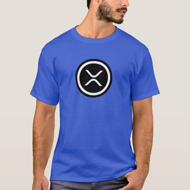 Camiseta com imagem da moeda - Logotipo XRP (Frente)