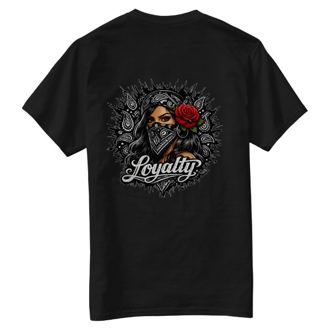 Camiseta com Impressão de Lealdade Verso (Loyalty Print Back hit T-Shirt)