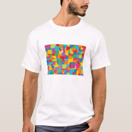 Camiseta com impressão de pintura fina