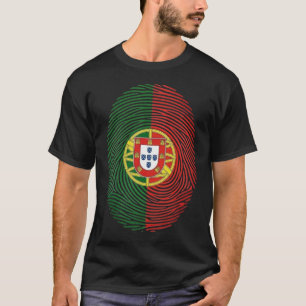 Camiseta com Impressão Digital da Bandeira de Port